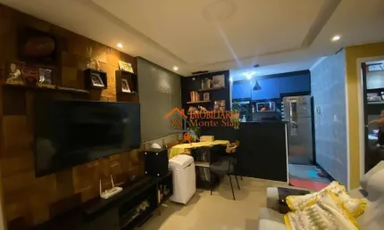 Apartamento com 2 dormitórios à venda, 45 m² por R$ 299.000,00 - Vila Alzira - Guarulhos/SP