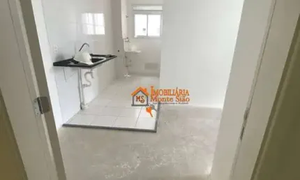 Apartamento com 2 dormitórios à venda, 44 m² por r$ 310.000,00 - água chata - guarulhos/sp