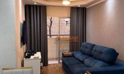 Apartamento com 3 dormitórios à venda, 64 m² por R$ 420.000,00 - Picanco - Guarulhos/SP