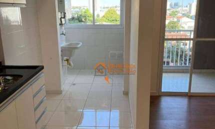 Apartamento com 2 dormitórios para alugar, 58 m² por R$ 3.722,00/mês - Vila Milton - Guarulhos/SP