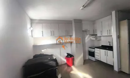 Kitnet com 1 dormitório à venda, 35 m² por r$ 160.000,00 - centro - guarulhos/sp