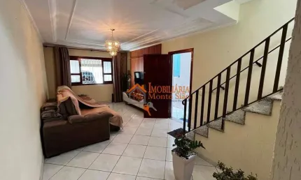 Sobrado com 3 dormitórios à venda, 134 m² por R$ 710.000,00 - Gopoúva - Guarulhos/SP