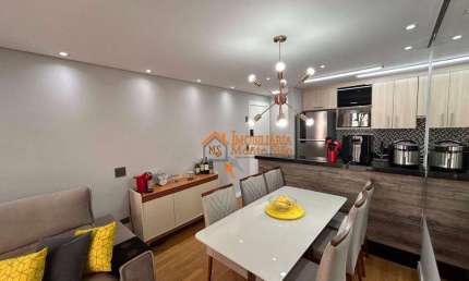 Apartamento com 3 dormitórios à venda, 62 m² por R$ 405.000,00 - Jardim Bela Vista - Guarulhos/SP