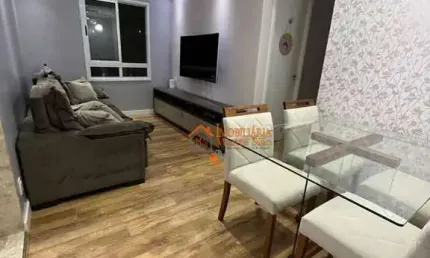 Apartamento com 2 dormitórios à venda, 50 m² por r$ 351.500,00 - centro - guarulhos/sp