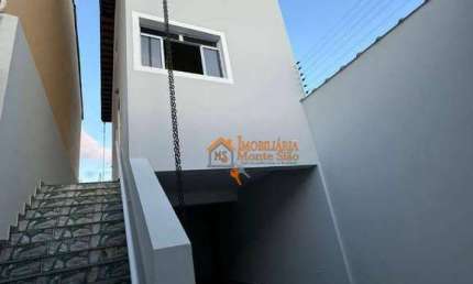 Sobrado com 2 dormitórios à venda, 90 m² por R$ 448.000,00 - Parque Residencial Scaffid II - Itaquaquecetuba/SP