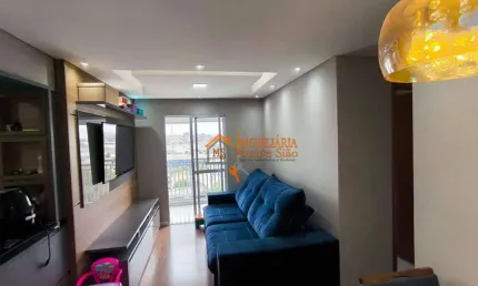 Apartamento com 2 dormitórios à venda, 57 m² por R$ 390.000,00 - Jardim do Triunfo - Guarulhos/SP