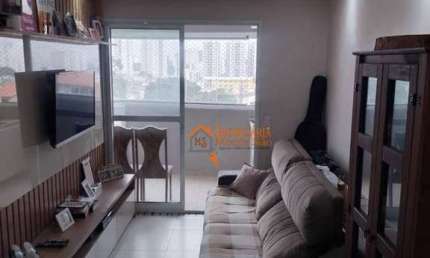 Apartamento com 3 dormitórios à venda, 82 m² por R$ 693.000,00 - Vila Augusta - Guarulhos/SP