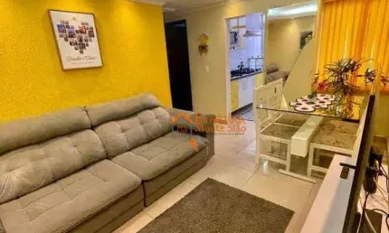 Apartamento com 2 dormitórios à venda, 63 m² por r$ 298.200,00 - centro - guarulhos/sp