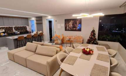 Apartamento com 2 dormitórios à venda, 89 m² por R$ 1.060.000,00 - Vila Augusta - Guarulhos/SP