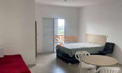 Kitnet com 1 dormitório para alugar por R$ 1.460,00/mês - Jardim Arapongas - Guarulhos/SP