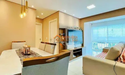 Apartamento com 2 dormitórios à venda, 62 m² por R$ 555.000,00 - Vila Leonor - Guarulhos/SP