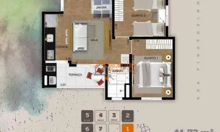 Apartamento com 2 dormitórios à venda, 41 m² por R$ 323.564,46 - Vila Rosália - Guarulhos/SP