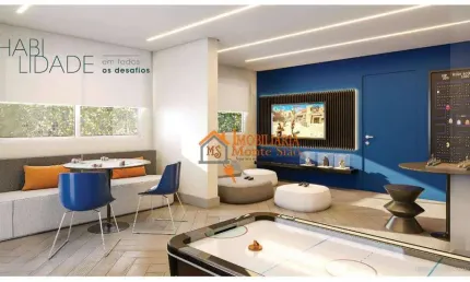 Apartamento com 2 dormitórios à venda, 55 m² por r$ 421.424,00 - vila rosália - guarulhos/sp