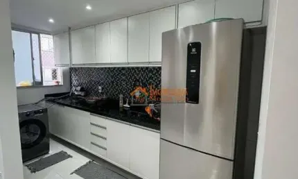 Apartamento com 2 dormitórios à venda, 43 m² por r$ 298.000,00 - centro - guarulhos/sp