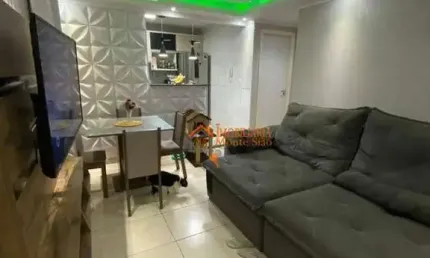 Apartamento com 2 dormitórios à venda, 45 m² por R$ 233.200,00 - Vila Alzira - Guarulhos/SP
