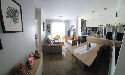 Apartamento com 2 dormitórios à venda, 46 m² por R$ 245.000,00 - Jardim Guilhermino - Guarulhos/SP
