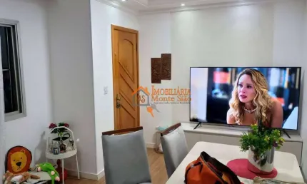 Apartamento com 2 dormitórios à venda, 55 m² por R$ 319.000 - Jardim Santa Mena - Guarulhos/SP