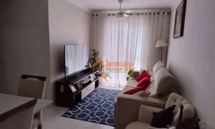 Apartamento com 2 dormitórios à venda, 59 m² por R$ 307.000,00 - Vila Galvão - Guarulhos/SP