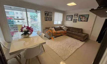 Apartamento com 3 dormitórios à venda, 115 m² por R$ 1.097.000 - Vila Santo Antônio - Guarulhos/SP