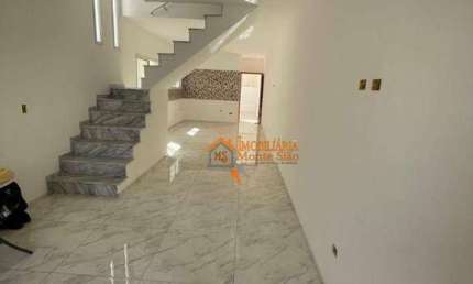 Sobrado com 3 dormitórios à venda, 105 m² por R$ 720.000,00 - Jardim Santa Cecília - Guarulhos/SP