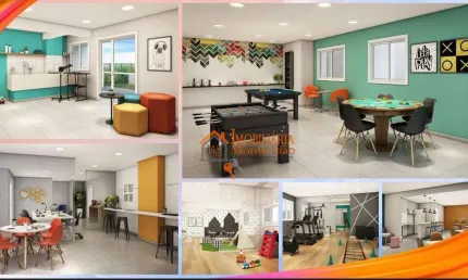 Apartamento com 2 dormitórios à venda, 55 m² por R$ 475.300 - Vila das Bandeiras - Guarulhos/SP
