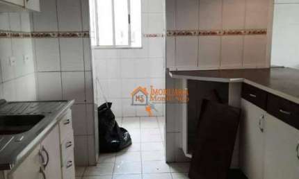 Apartamento com 3 dormitórios à venda, 64 m² por R$ 373.000,00 - Picanco - Guarulhos/SP