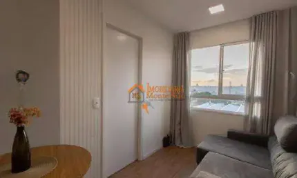 Apartamento com 2 dormitórios à venda, 36 m² por R$ 297.000,00 - Vila das Bandeiras - Guarulhos/SP