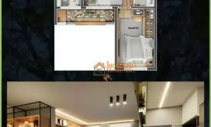 Apartamento com 1 dormitório à venda, 43 m² por R$ 370.000,00 - Vila Rosália - Guarulhos/SP