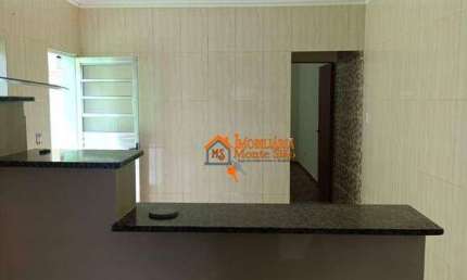 Sobrado com 1 dormitório para alugar, 125 m² por R$ 1.000,00/mês - Parque Mikail - Guarulhos/SP