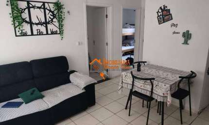 Apartamento com 2 dormitórios à venda, 53 m² por R$ 107.000,00 - Vila Nova Bonsucesso - Guarulhos/SP