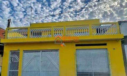 Sobrado com 3 dormitórios à venda, 430 m² por R$ 852.000,00 - Cidade Soberana - Guarulhos/SP