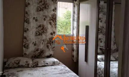 Apartamento com 2 dormitórios à venda, 44 m² por r$ 150.000,00 - jardim nova cidade - guarulhos/sp