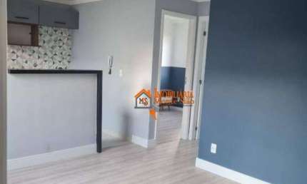 Apartamento com 2 dormitórios para alugar, 45 m² por R$ 2.186,30/mês - Água Chata - Guarulhos/SP