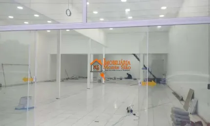 Salão para alugar, 161 m² por r$ 9.800,00/mês - jardim zaira - guarulhos/sp