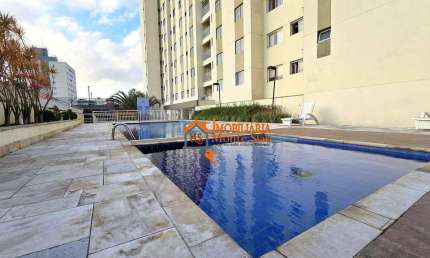 Apartamento com 2 dormitórios para alugar, 57 m² por R$ 3.032,00/mês - Vila das Palmeiras - Guarulhos/SP