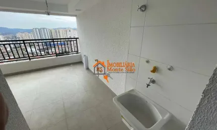 Apartamento com 2 dormitórios à venda, 64 m² por r$ 645.000,00 - vila hulda - guarulhos/sp