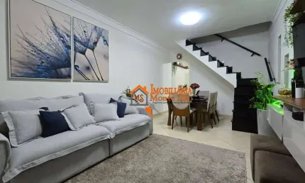 Sobrado com 3 dormitórios à venda, 199 m² por R$ 629.000,00 - Parque Continental - Guarulhos/SP