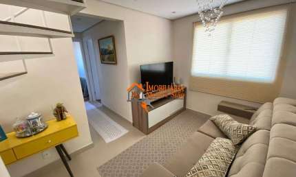 Cobertura com 2 dormitórios à venda, 86 m² por R$ 430.000,00 - Jardim Las Vegas - Guarulhos/SP