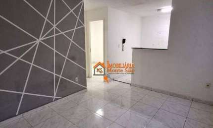 Apartamento com 2 dormitórios, 45 m² - venda por R$ 200.000,00 ou aluguel por R$ 1.350,00/mês - Água Chata - Guarulhos/SP