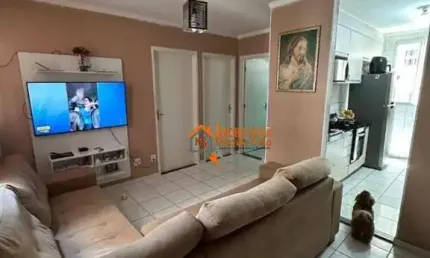Apartamento com 2 dormitórios à venda, 48 m² por R$ 160.000 - Pimentas - Guarulhos/SP