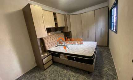 Casa assobradada para locação com 3 quartos, 2 salas e 2 vagas de garagem, Jardim Rosa de Franca, Guarulhos, SP