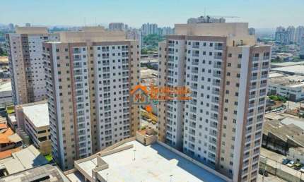 Apartamento à venda com 43m², 2 quartos, sala com sacada no Condomínio Flap - Vila São João, Guarulhos, SP