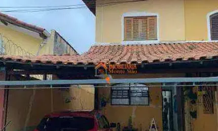 Sobrado com 3 quartos, 1 suíte, 3 vagas, com saída para Guaratinguetá, em Gopouva - Guarulhos, SP
