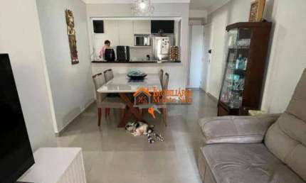 Apartamento com 3 quartos, 1 suíte com sacada, varanda gourmet, vista livre e 2 vagas de garagemà venda, Jardim Flor da Montanha, Guarulhos, SP