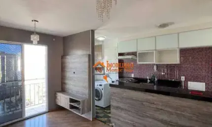 Apartamento com 2 dormitórios à venda, 44 m² por R$ 270.000,00 - Jardim Guilhermino - Guarulhos/SP