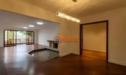 Apartamento com 3 dormitórios à venda, 220 m² por r$ 1.500.000,00 - vila galvão - guarulhos/sp