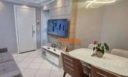 Apartamento com 3 dormitórios à venda, 56 m² por R$ 384.000,00 - Jardim Santa Clara - Guarulhos/SP