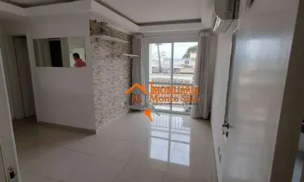 Apartamento com 2 dormitórios à venda, 56 m² por r$ 480.000,00 - vila das palmeiras - guarulhos/sp