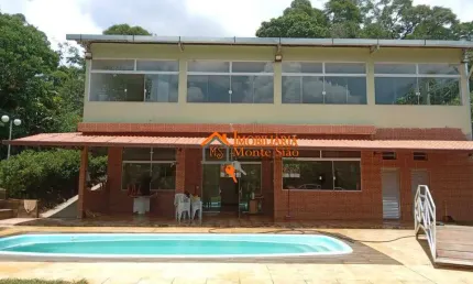 Chácara com 3 dormitórios à venda, 8000 m² por r$ 1.300.000,00 - tapera grande - mairiporã/sp