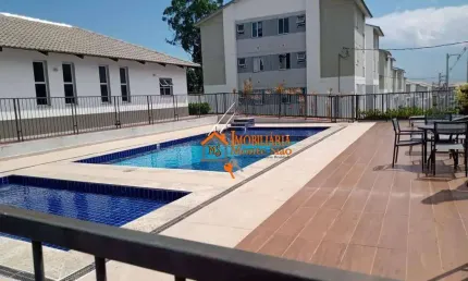 Apartamento com 2 dormitórios para alugar por R$ 1.760,00/mês - Jardim São Domingos - Guarulhos/SP